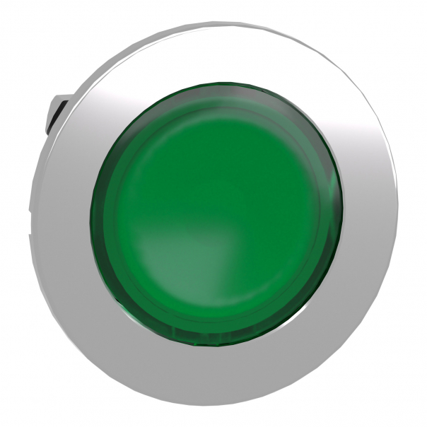 PŁASKI ZIELONY  CAPS PODŚW PRZYCISK GŁOW - ZB4FW333 - SCHNEIDER ELECTRIC