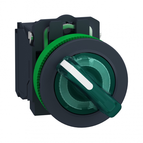 PŁASKI ZIELONY PRZEŁPIÓ 2POZ  120 1NO1NC - XB5FK123G5 - SCHNEIDER ELECTRIC