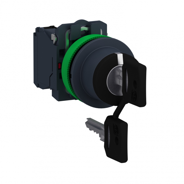 PŁASKI PRZEŁ.PIÓRK KLUCZ 3POZ  2NO - XB5FG33 - SCHNEIDER ELECTRIC