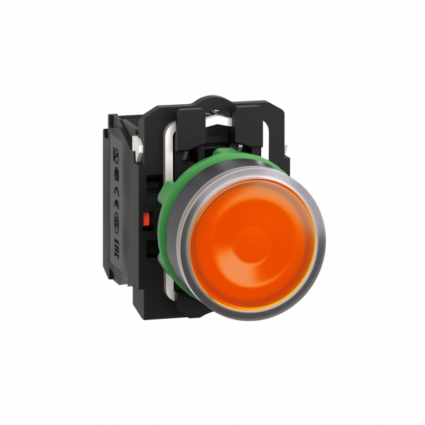 PODŚ.PRZYCISK  LED NO+NZ 24V POMARAŃCZOW - XB5AW35B5 - SCHNEIDER ELECTRIC