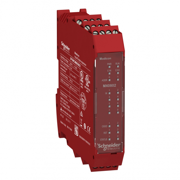 MODUŁ ROZSZ. 8 WE 2 WY, ZACISK ŚRUB - XPSMCMMX0802 - SCHNEIDER ELECTRIC