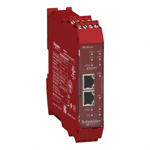 Moduł bezp.pręd.2HTL+2prox. Zac. śrubowe - XPSMCMEN0200HT - SCHNEIDER ELECTRIC