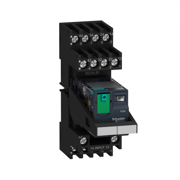 PRZEKAŹNIK RXM MODUŁ,4C/O 6A 24VDC - RXM4AB2BDPVM - SCHNEIDER ELECTRIC