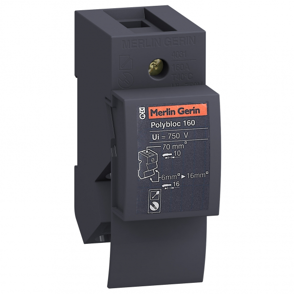 POLYBLOC 160A 1P PSet - LVS04031 - SCHNEIDER ELECTRIC