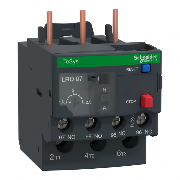 D OVERLOAD (NON DIFF) 1.6-2.5A CL10A - LR3D07 - SCHNEIDER ELECTRIC