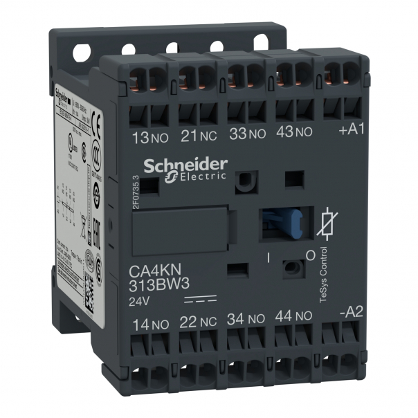 STYCZNIK OBW.POMOC.3NO1NZ ZAC.SPR.24VDC - CA4KN313BW3 - SCHNEIDER ELECTRIC