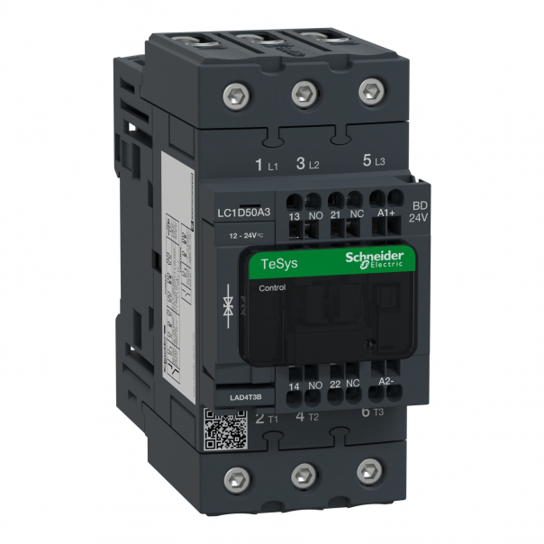 3Pstycz.EVK 440V50A zac.spręż./24VDC - LC1D50A3BD - SCHNEIDER ELECTRIC