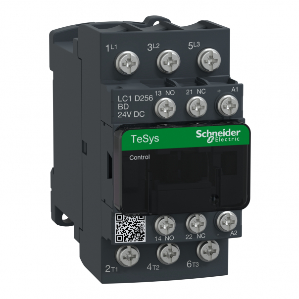 STYCZ.D 3P AC3-25A,NZ+NO,24V DC - LC1D256BD - SCHNEIDER ELECTRIC