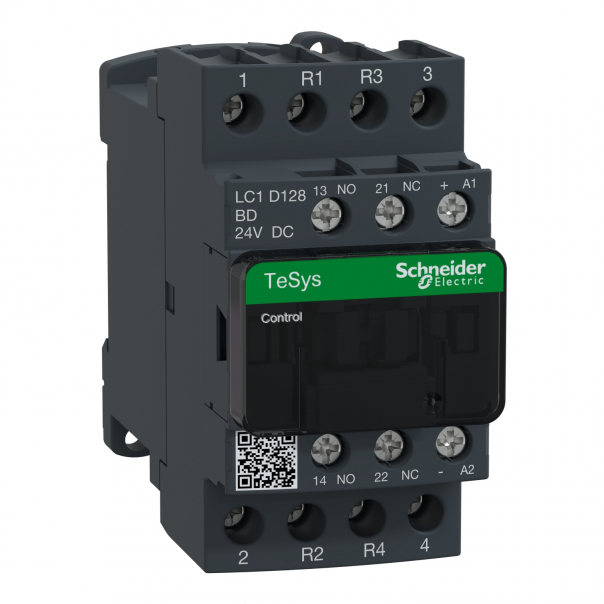 STYCZ. 4BEGUN D AC3 - 12A;24VDC;2NZ 2NO - LC1D128BD - SCHNEIDER ELECTRIC
