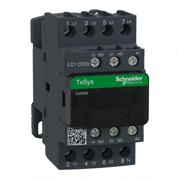 STYCZ.D 4P AC1-20A,NZ+NO,48V 50/60HZ - LC1DT20E7 - SCHNEIDER ELECTRIC