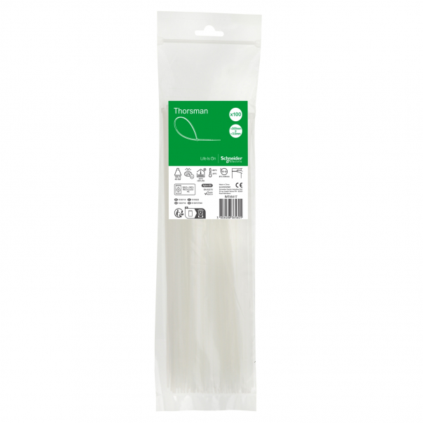 Opaska kabl. 300X3.6mm (100szt.) biała - IMT46417 - SCHNEIDER ELECTRIC
