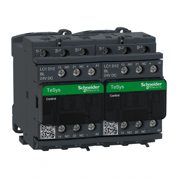 STYCZ.NAW.D 3P AC3-12A,24V DC(L) - LC2D12BL - SCHNEIDER ELECTRIC