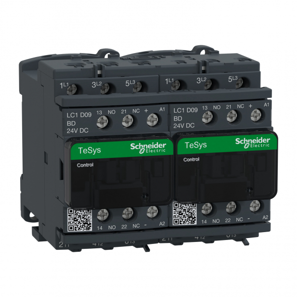 STYCZ.NAW.D 3P AC3-9A,24V DC - LC2D09BD - SCHNEIDER ELECTRIC