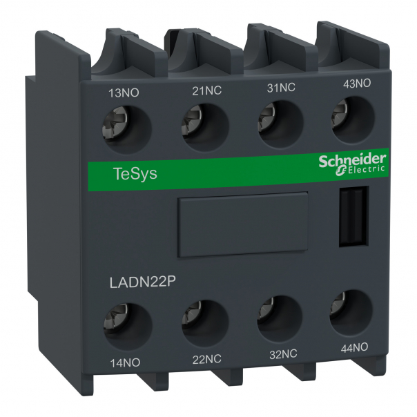BLOK ZESTYKÓW BEZZWŁOCZNYCH 2NO/2NZ LC1 - LADN22P - SCHNEIDER ELECTRIC