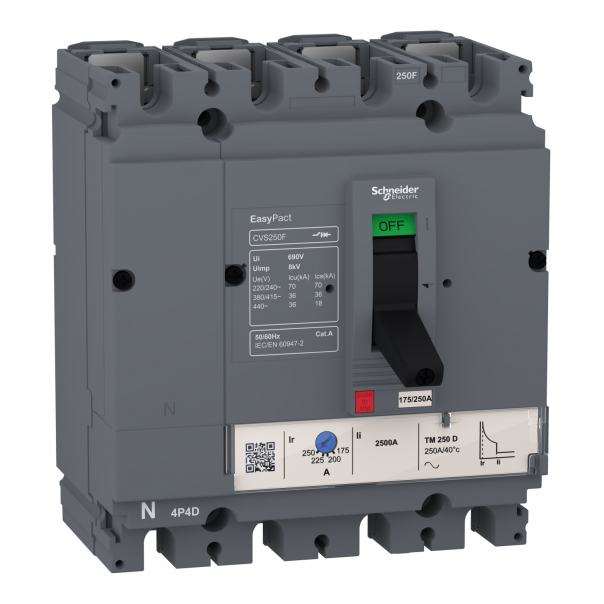 CVS160F TM160D 4P - LV516353 - SCHNEIDER ELECTRIC