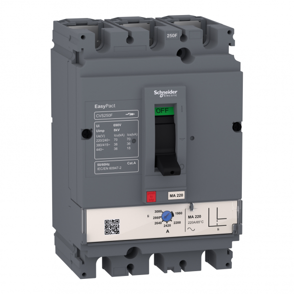 Wyłącznik CVS100F MA2,5 - LV510440 - SCHNEIDER ELECTRIC