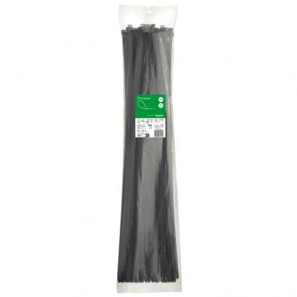 Opaska kabl. 780x8.8 mm (100szt.) czarna - IMT46428 - SCHNEIDER ELECTRIC
