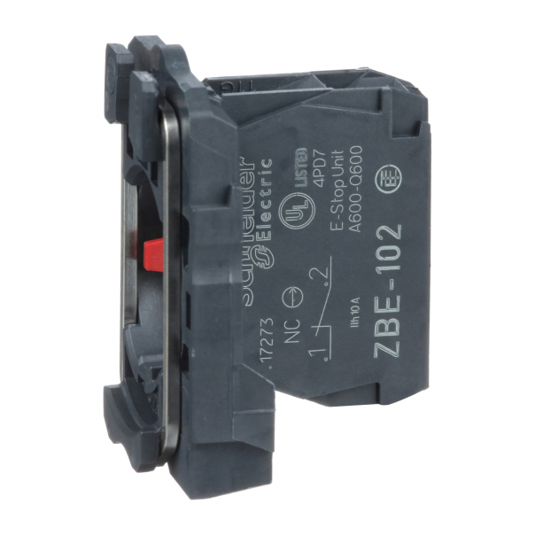 KORPUS PODSTAWA MOCUJĄCA + STYK 1 NC - ZB5AZ102 - SCHNEIDER ELECTRIC
