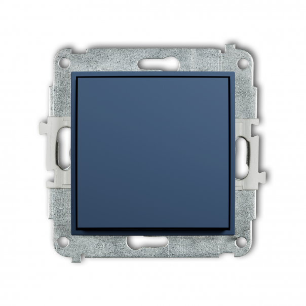 Mechanizm łącznika jednobiegunowego podtynkowy IP 20 / IP 44, 10AX 250V~ ICON navy blue - 64IWP-1 - KARLIK