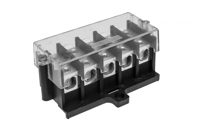 zaciskowa 5x35 mm2 z osłoną (TH 35) - E.4009B - PAWBOL