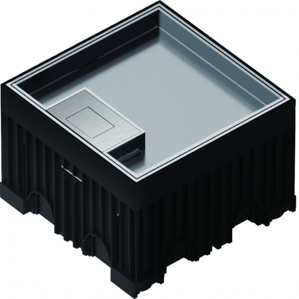 tehalit.VE-EE Zestaw puszka podło-montazowa mini IP30 3kN Q02 144x144 15mm stal - UDKQ02E15 - HAGER
