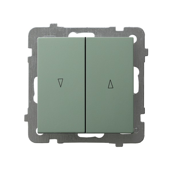 Łącznik żaluzjowy z blokadą mechaniczną ZIELONY MAT - ŁP-7GB/m/84 - OSPEL