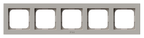 Ramka pięciokrotna do łączników IP-44  Tworzywo poliwęglan KASZMIR - RH-5R/82 - OSPEL