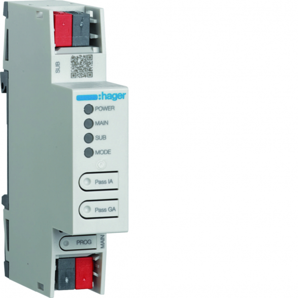 KNX e/s Sprzęgło/rozszerzenie linii, KNX secure - TYFS130 - HAGER