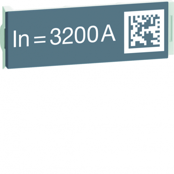 ACB HW4 Wtyczka z oznaczeniem znamionowym wyłącznika 3200A - HWW472H - HAGER