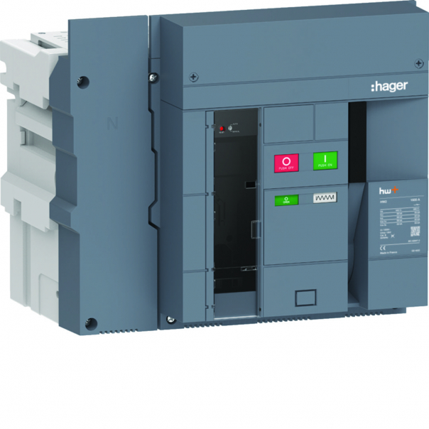 ACB HW2 66kA 1600A 4P Wyłącznik powietrzny wysuwny do wyzwalacza sentinel  - HW2E416DB - HAGER