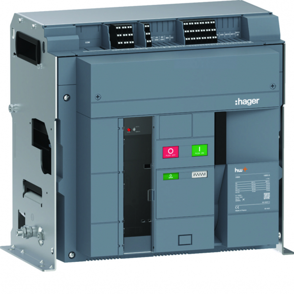 ACB HW4 120kA 1600A 3P Wyłącznik powietrzny stacjonarny do wyzwalacza sentinel - HW4P316FB - HAGER