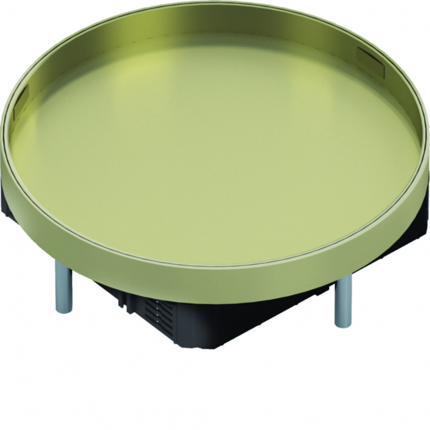 tehalit.VE-EE Pokrywa pełna IP54 5kN MKR12 fi306 25mm mosiądz - MKR120BL25 - HAGER