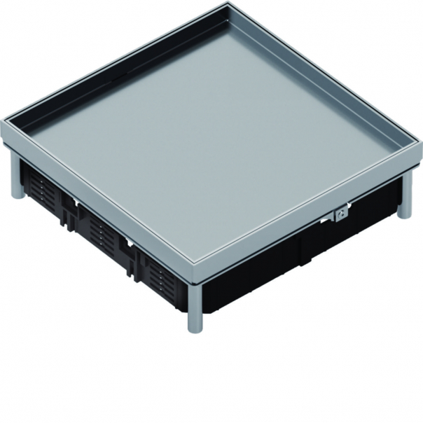tehalit.VE-EE Pokrywa pełna IP54 5kN EKQ12 244x244 15mm stal nierdzewna - EKQ120BL15 - HAGER