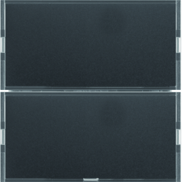 KNX e/s B.x Przycisk 2-kr z p. opis., diod. LED RGB i czuj. temp., ant. i alu - 80162785 - HAGER
