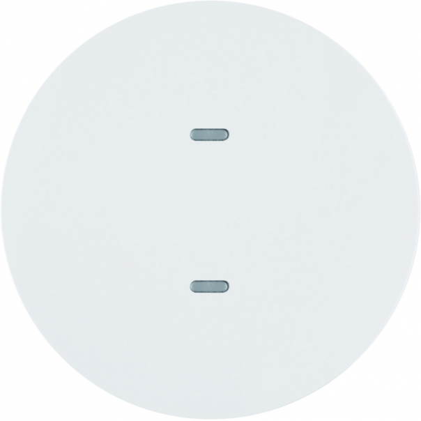 KNX e/s R.x/Serie 1930 Przycisk 1-kr z diod. LED RGB i czuj. temp., biały, poł. - 80161869 - HAGER