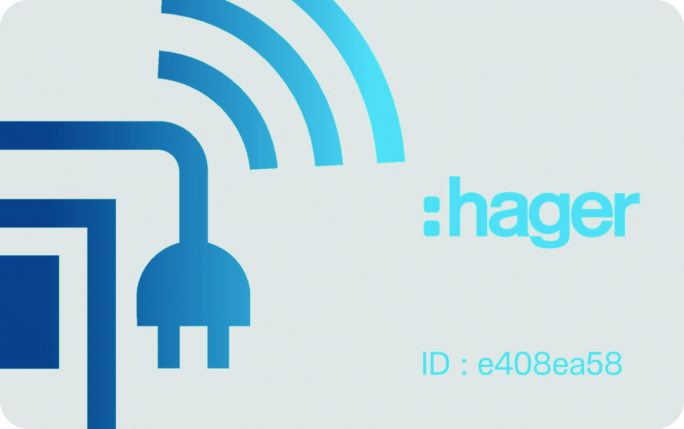 EVCS Zestaw 20 kart RFID WiFi Hotspot - XEVA420 - HAGER
