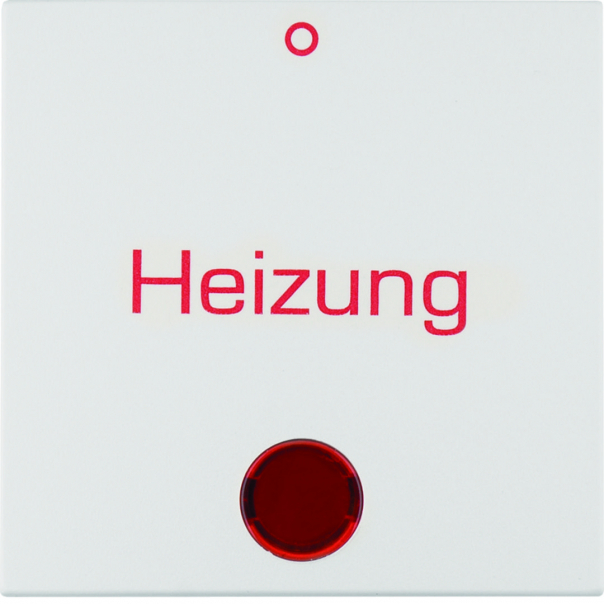 Berker B.x Klawisz z soczewką i nadrukiem "Heizung" i "0", biały mat - 16218909 - HAGER