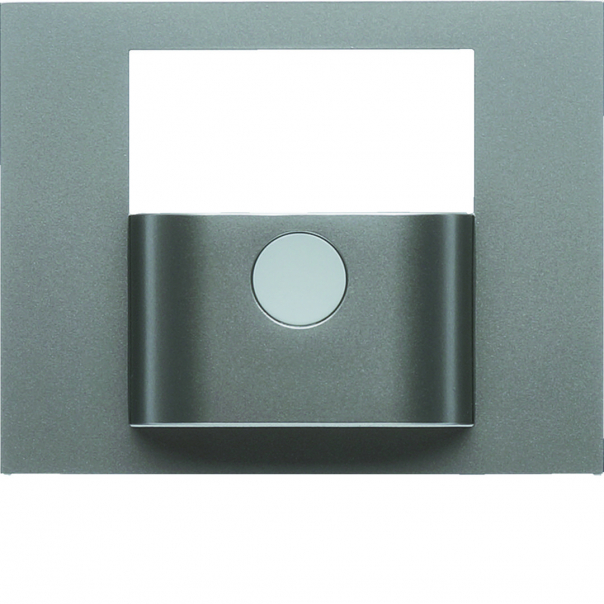 KNX e/s K.x Płytka czołowa do modułu czujnika ruchu KNX, stal szlachetna lak. - 80960473 - HAGER
