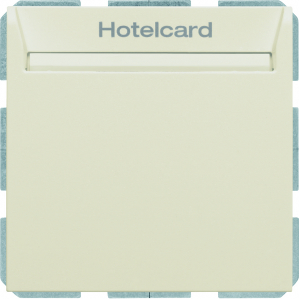 B.Kwadrat Łącznik przekaźnikowy na kartę hotelową, kremowy, połysk - 16408992 - HAGER