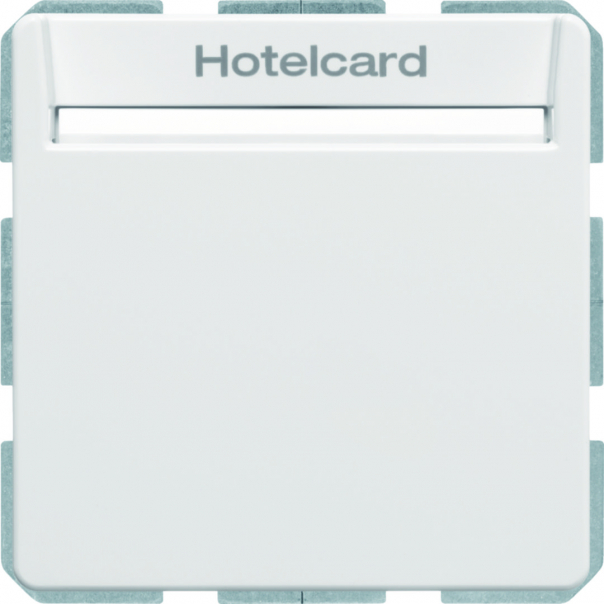 Q.x Łącznik przekaźnikowy na kartę hotelową, biały, aksamit - 16406099 - HAGER