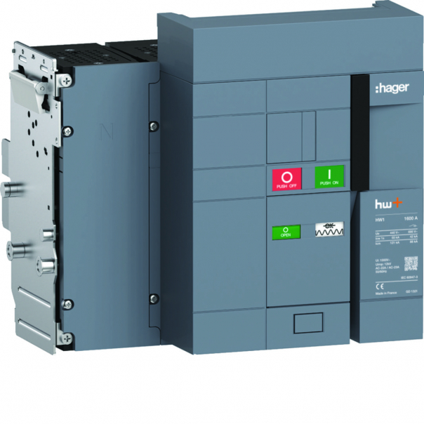 ACB HW1 1600A 4P Rozłącznik powietrzny wysuwny - HW1W416DS - HAGER