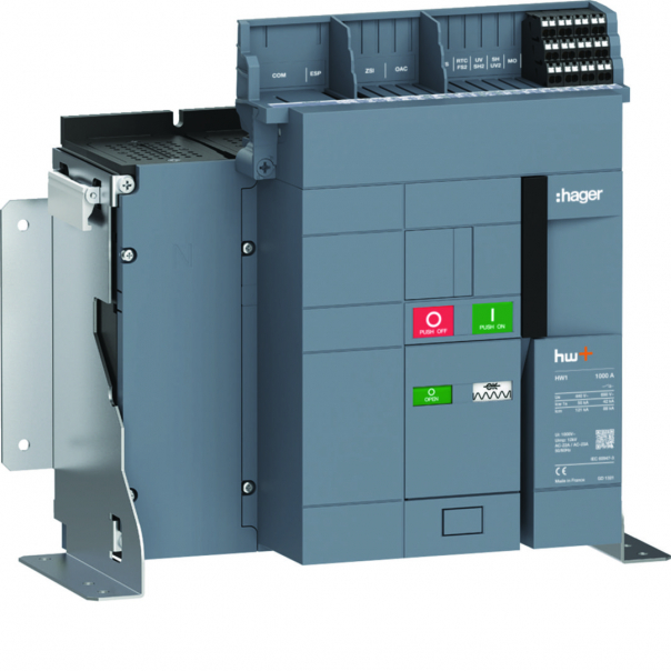 ACB HW1 1000A 4P Rozłącznik powietrzny stacjonarny - HW1W410FS - HAGER