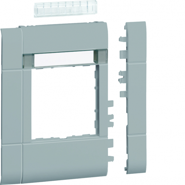 tehalit.WA Maskownica 120mm 1-krotna 55x55mm pole opisowe PC-ABS bezhalog l.alu - GR1202ALAN - HAGER