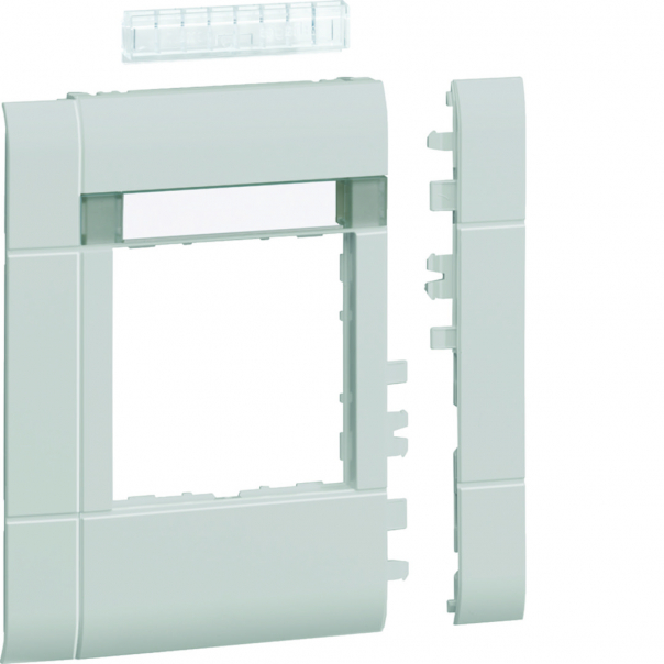 tehalit.WA Maskownica 120mm 1-krotna 55x55mm pole opisowe PC-ABS bezhalog jszary - GR1202A7035 - HAGER
