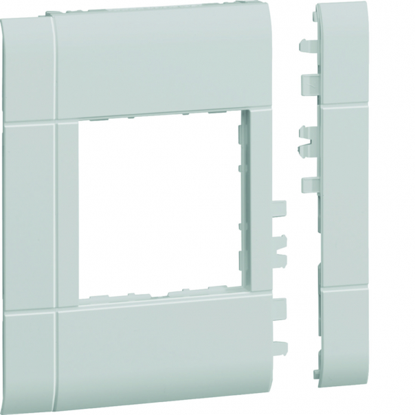 tehalit.WA Maskownica 120mm 1-krotna 55x55mm PC-ABS bezhalogenowy jasnoszary - GR1200A7035 - HAGER