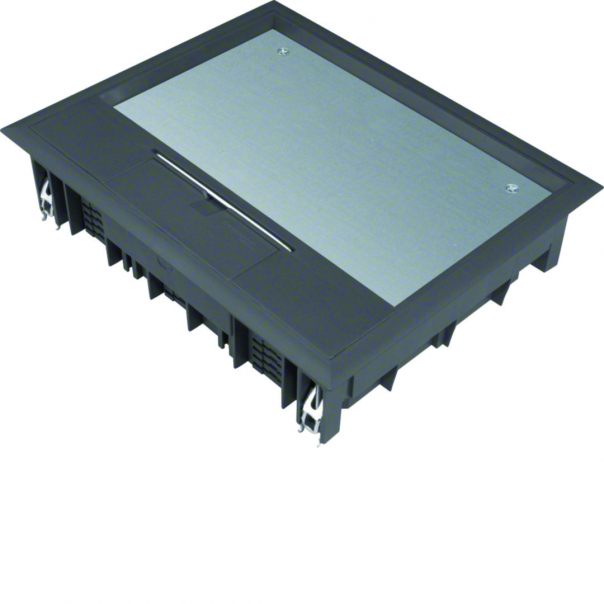 tehalit.VE-EE Pokrywa uchylna VE09 200x253 wykładzina 12mm czarny PA - VE09129005 - HAGER