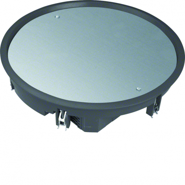 tehalit.VE-EE Pokrywa pełna VDR12 fi306 wykładzina 12mm czarny PA - VDR12129005 - HAGER