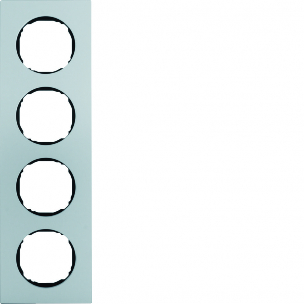 R.8 Ramka 4-krotna, aluminium - 10142674 - HAGER
