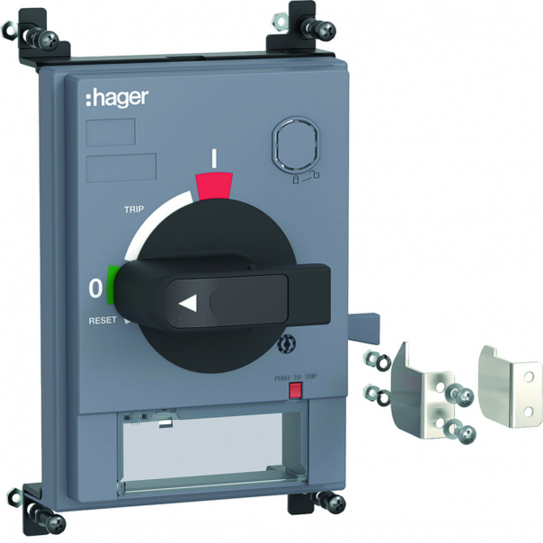 MCCB Napęd obrotowy bezpośredni x/P630 opcja zamka - HXW032H - HAGER