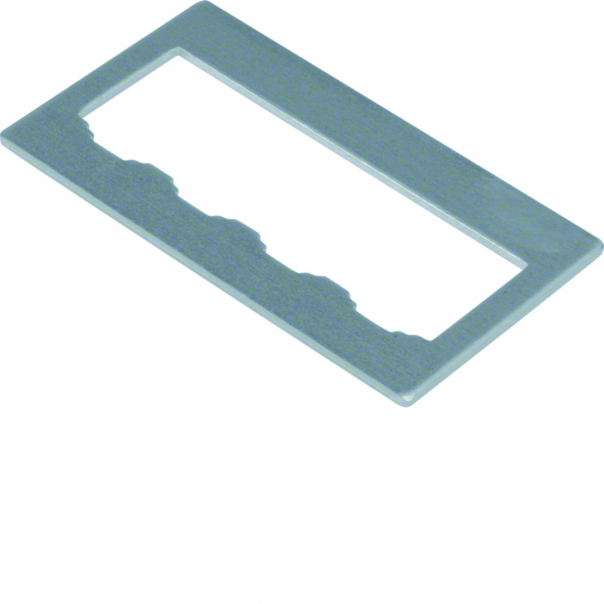 tehalit.GB-EG Płytka montażowa GTVD2/300 4xRJ45 19,5x14,9 aluminium - GTVDM034 - HAGER